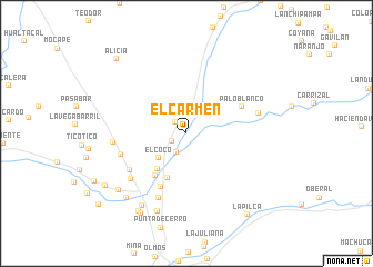 map of El Carmen