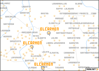 map of El Carmen