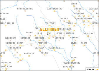 map of El Carmen