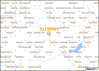 map of El Carmen