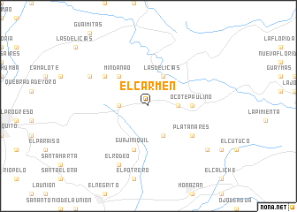 map of El Carmen