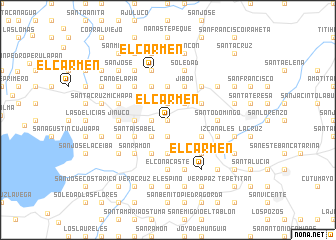 map of El Carmen