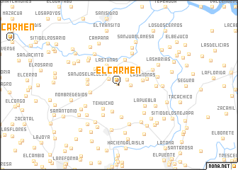 map of El Carmen