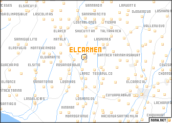 map of El Carmen