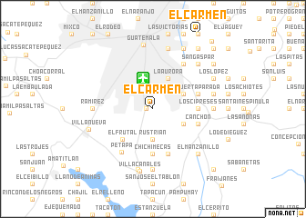 map of El Carmen