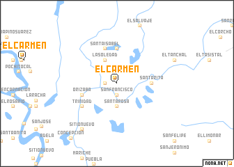 map of El Carmen