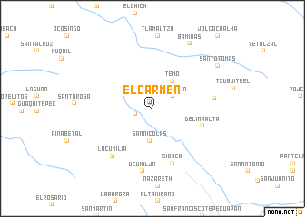 map of El Carmen