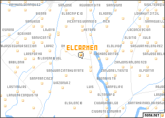 map of El Carmen