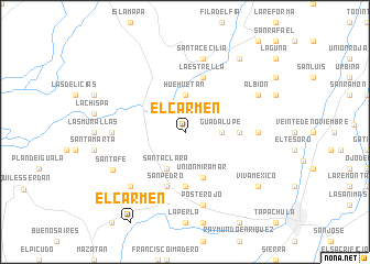 map of El Carmen