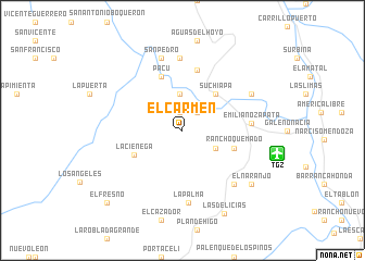 map of El Carmen