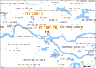 map of El Carmen