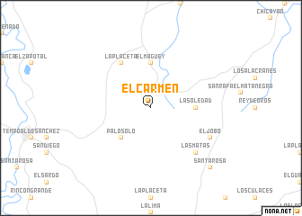 map of El Carmen