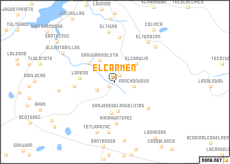 map of El Carmen