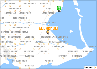 map of El Carmolí