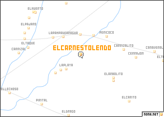 map of El Carnestolendo