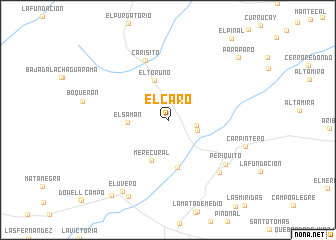 map of El Caro