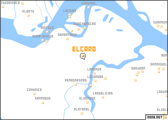 map of El Caro