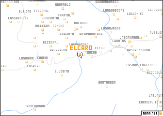 map of El Caro