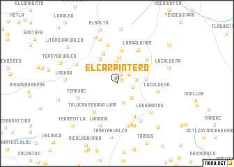 map of El Carpintero