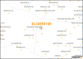 map of El Carretón