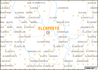 map of El Carreto