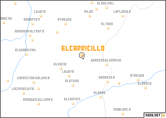 map of El Carricillo