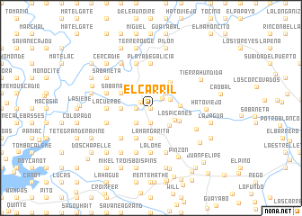 map of El Carril