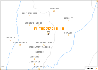 map of El Carrizalillo