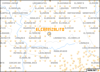 map of El Carrizalito