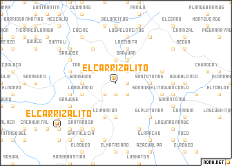 map of El Carrizalito