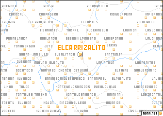 map of El Carrizalito