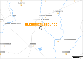 map of El Carrizal Segundo