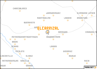 map of El Carrizal