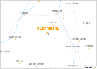 map of El Carrizal