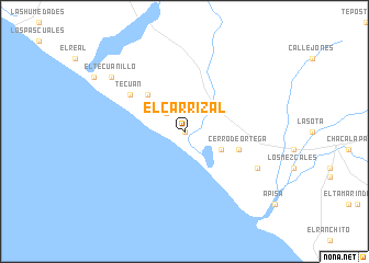 map of El Carrizal