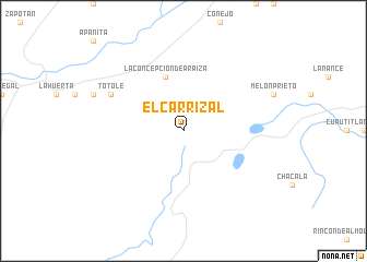 map of El Carrizal