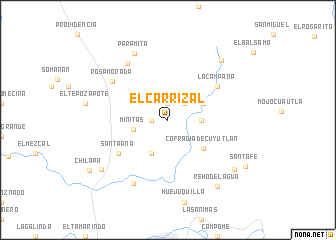 map of El Carrizal