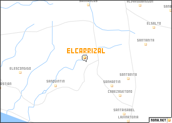 map of El Carrizal