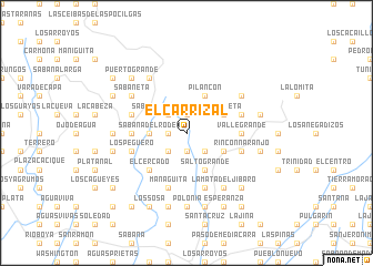 map of El Carrizal