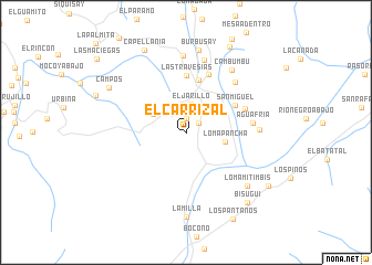 map of El Carrizal