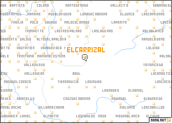 map of El Carrizal