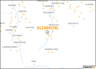 map of El Carrizal