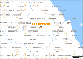 map of El Carrizal