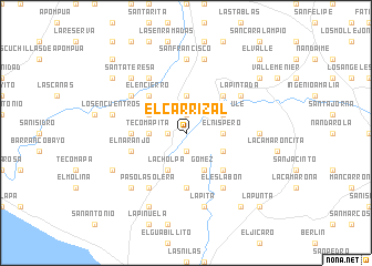 map of El Carrizal