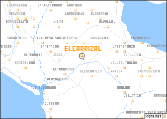 map of El Carrizal