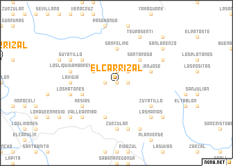 map of El Carrizal