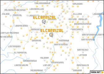 map of El Carrizal