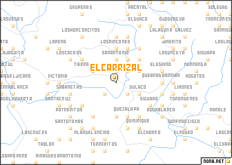 map of El Carrizal