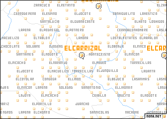 map of El Carrizal