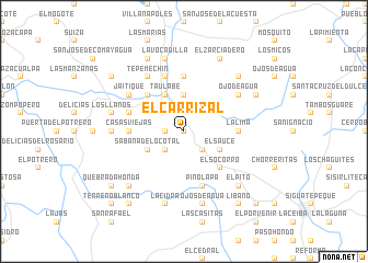 map of El Carrizal